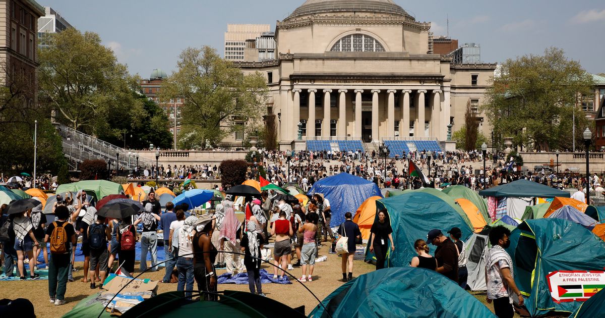 Columbia University suspends protesters of Israel-Hamas war
