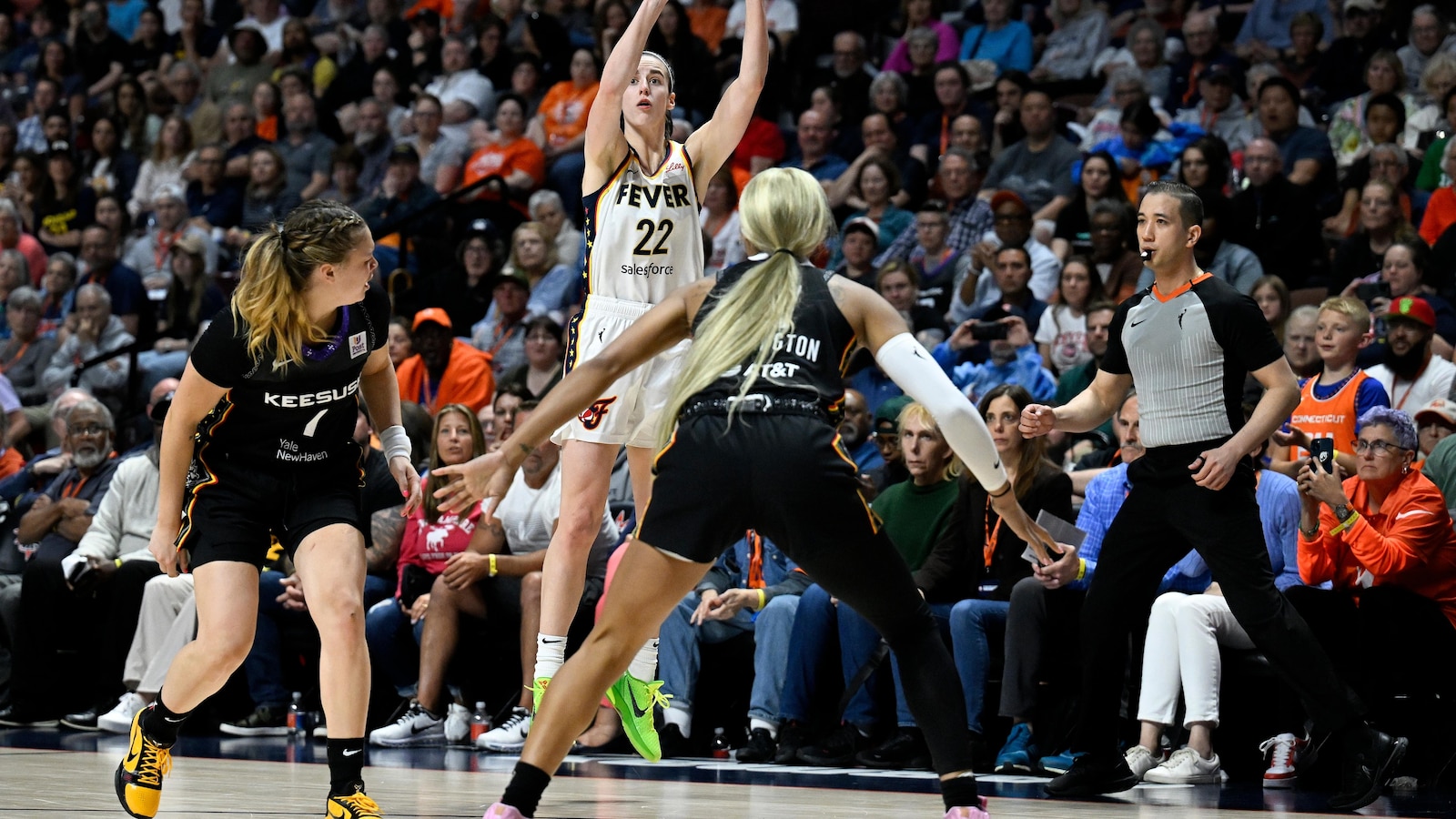 Caitlin Clark's WNBA debut helps ESPN set viewership record for a league game on the network