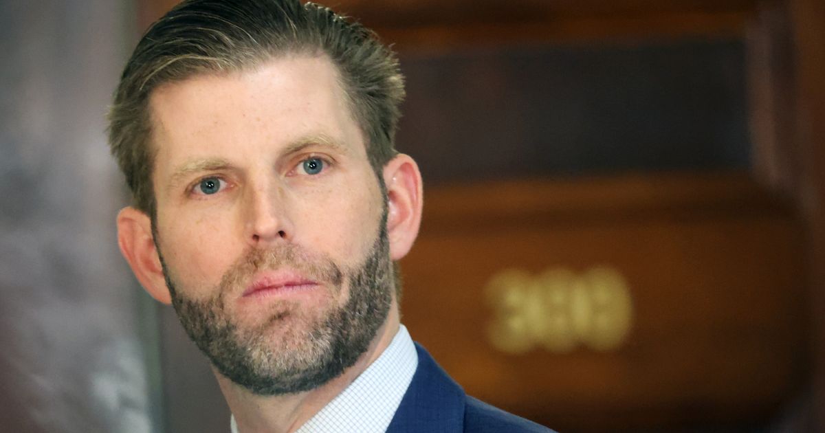 Eric Trump's claim about his “good family” goes down like a ton of bricks