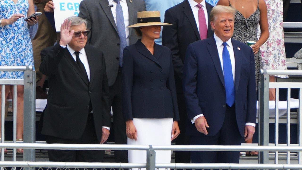 Former President Trump, Melania at Barron's graduation in Florida during a break in the criminal trial in New York