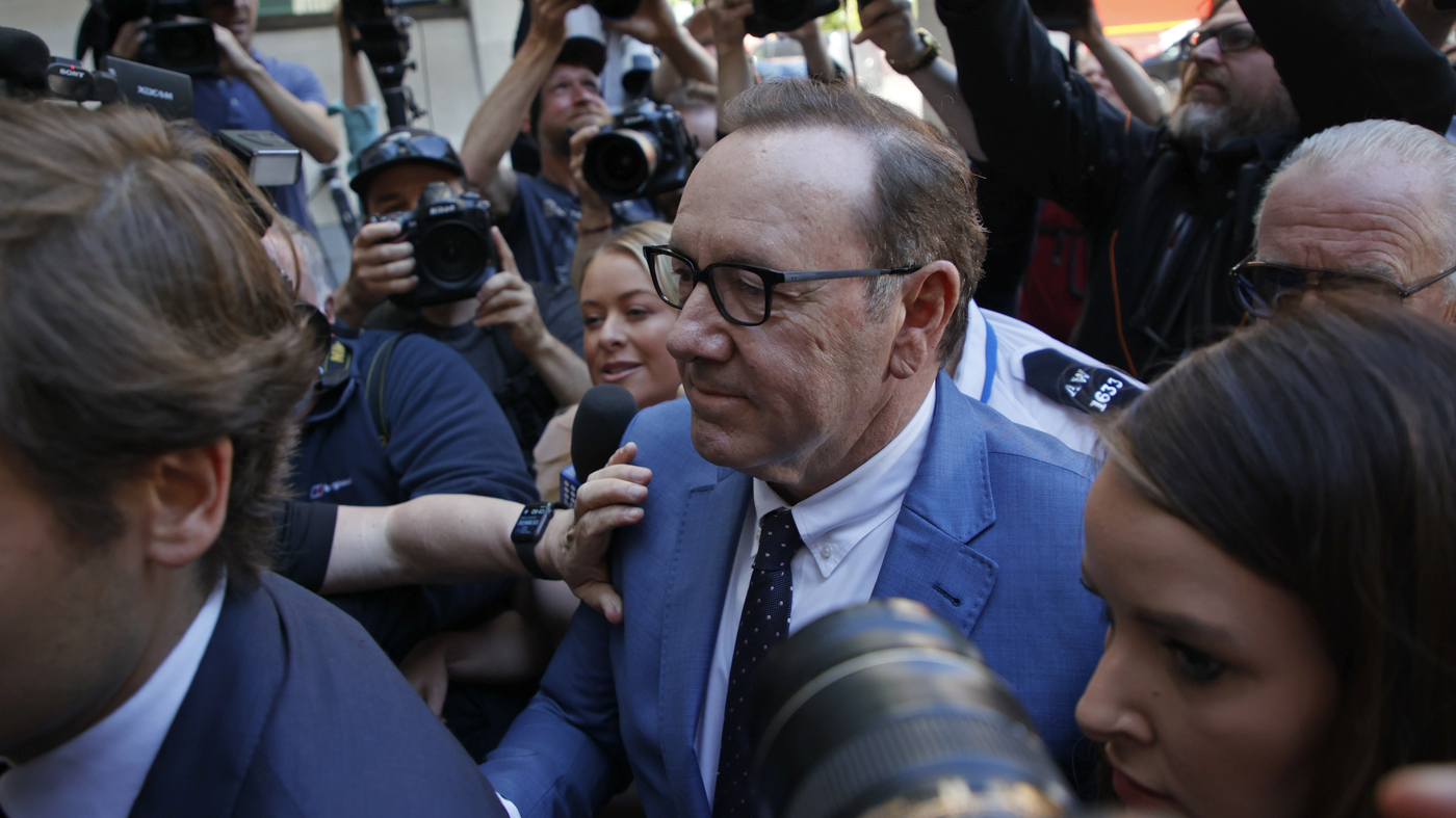 Kevin Spacey denies sex crime charges, gets bail: NPR