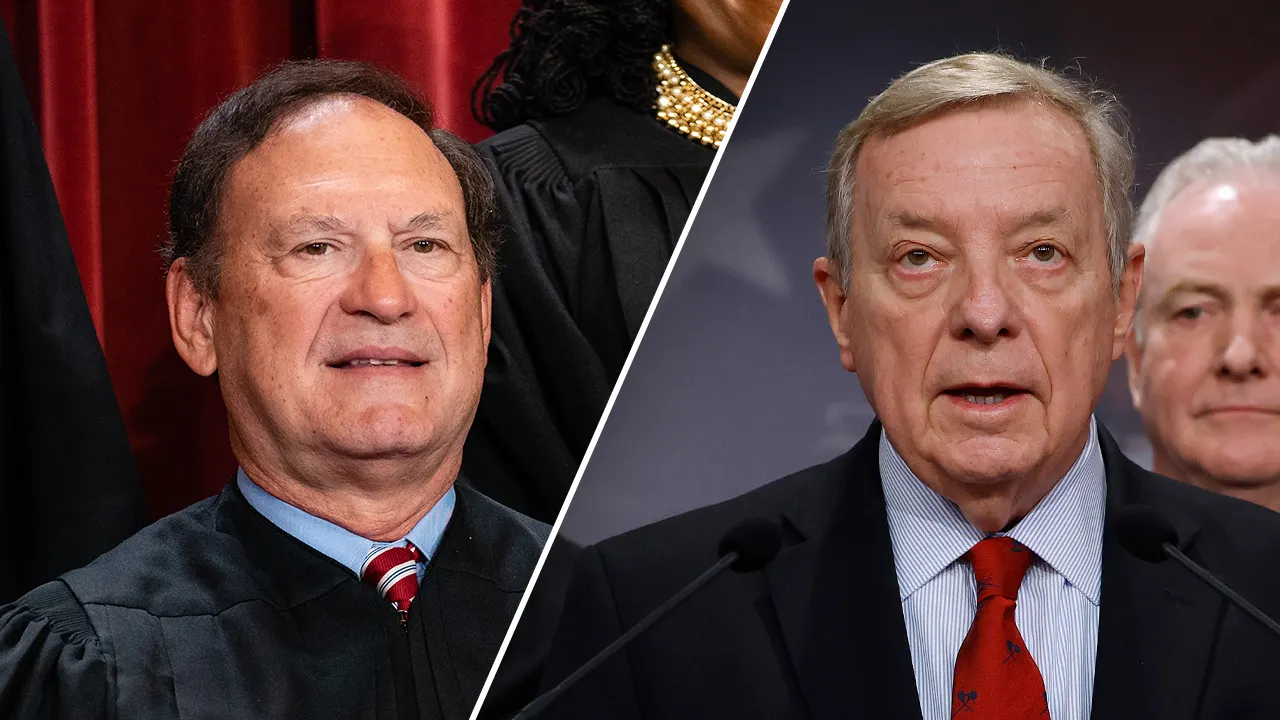 Senator Durbin demands Judge Alito recuse himself from Trump cases after flying the American flag upside down