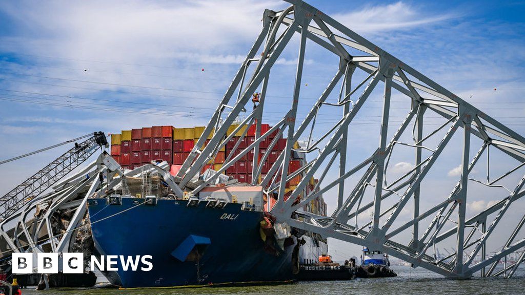 Still stuck on the Baltimore ship, months after the bridge collapsed