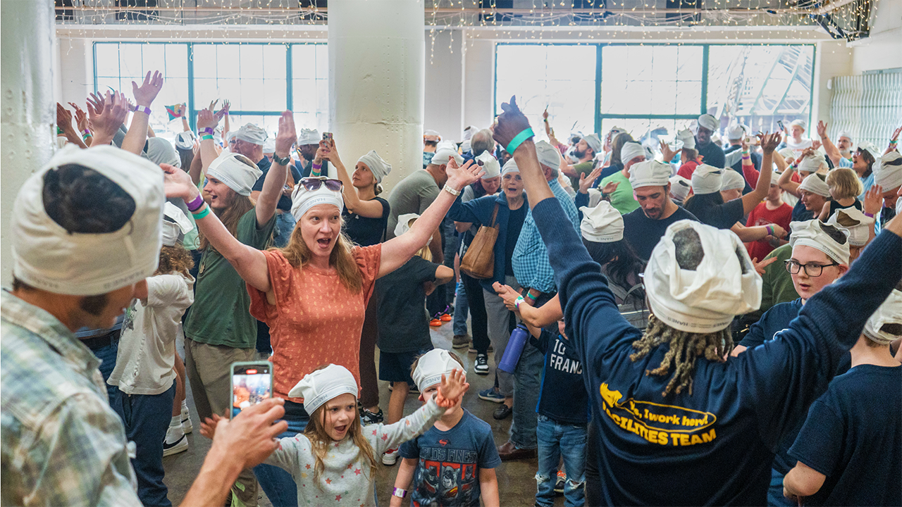 The Missouri Museum sets a world record for the largest gathering of people with underwear on their heads