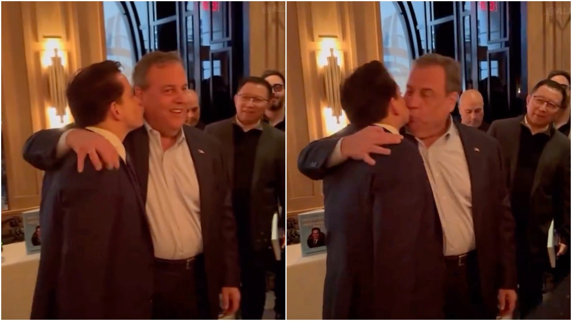 Trump hater Chris Christie turns cheek kiss into hug with Anthony Scaramucci in viral video |  The Gateway expert